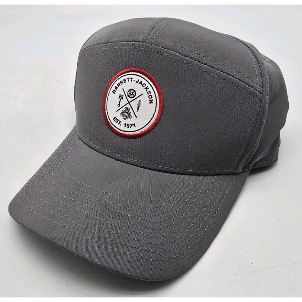 Barrett-Jackson Est. 1971 Official Brand Gray Snapback Baseball Hat New Unworn
